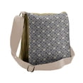 thumbnail image 1 of Abstract Messenger Bag, Ornamental Shapes Bohemian, Unisex Cross-body, by Ambesonne, 1 of 2