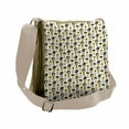thumbnail image 1 of Abstract Messenger Bag, Surreal Design Flowers, Unisex Cross-body, by Ambesonne, 1 of 2