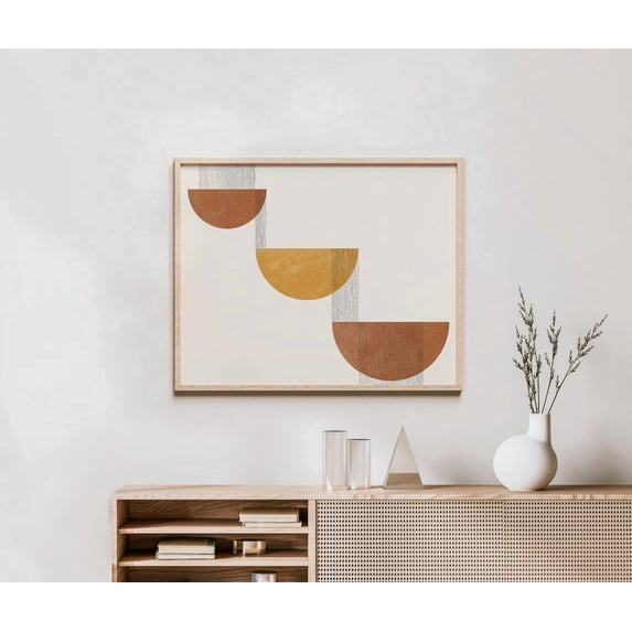 Abstract Mid Century Modern Boho Minimalist And Classic Wall Art Prints ...