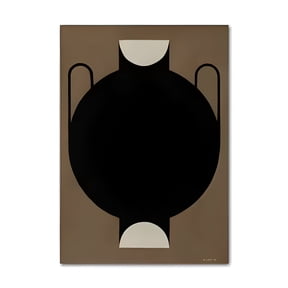 Abstract Minimalism Lemon Vase Geometric Wall Art Poster Modern Aesthetic Home Decor Print, UNFRAMED 8x12