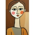 thumbnail image 1 of Abstract Minimalist Female Portrait Poster – Modern Cubist Style 【Coated Paper】, 1 of 3