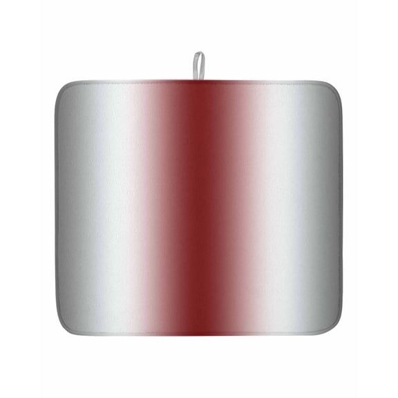 Abstract Minimalist Gradient Art Dish Drying Mats for Kitchen Counter,Absorbent Microfiber Dish Drainer Rack Mat Red Gray Color Ombre Texture Drying Pad for Sinks,Utensils,Countertops,16x18in