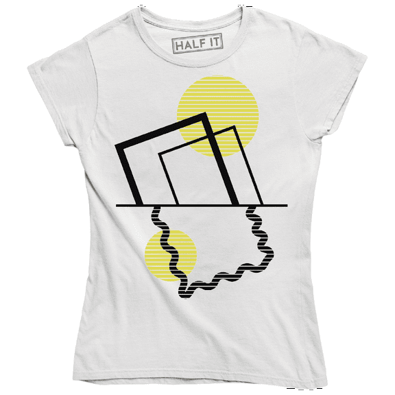 Abstract Mirror Frames Design Water Art Women's T-Shirt