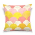 thumbnail image 1 of Abstract Modern Art Pattern 18x18 Inch Plush Velvet Pillowcase Double Sided Print, Hidden Zipper, 1 of 7