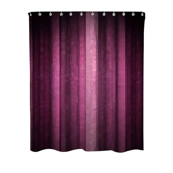 Abstract Modern Bathroom Curtain Decor Rustic Farmhouse Shower Curtain Textured Gradient Stripe Design Window Curtain Fabric Shower Liner with Hooks for Aesthetic House Bathroom
