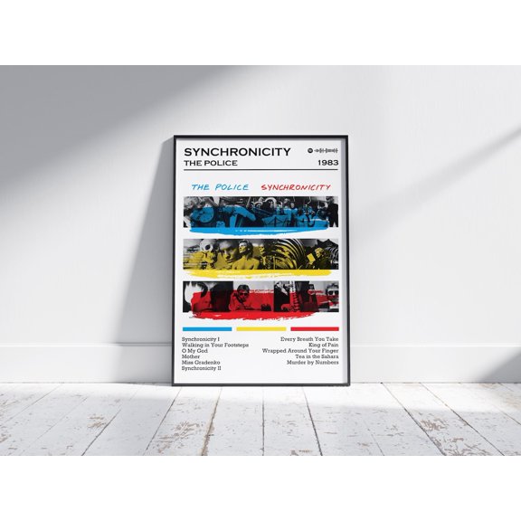 Abstract Modern Clockwork Intersection Concept Wall Art Room Decor, Unframed Poster