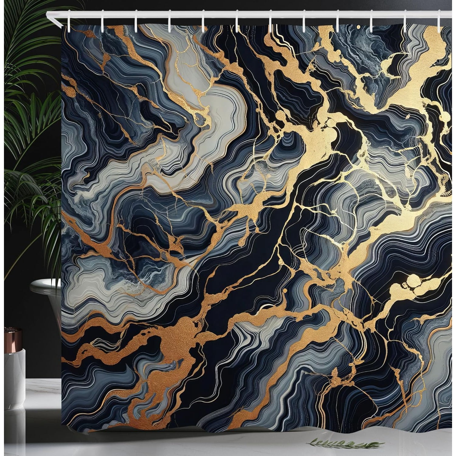 Abstract Modern Contemporary Brushwork Style Oil Painting Printing ...