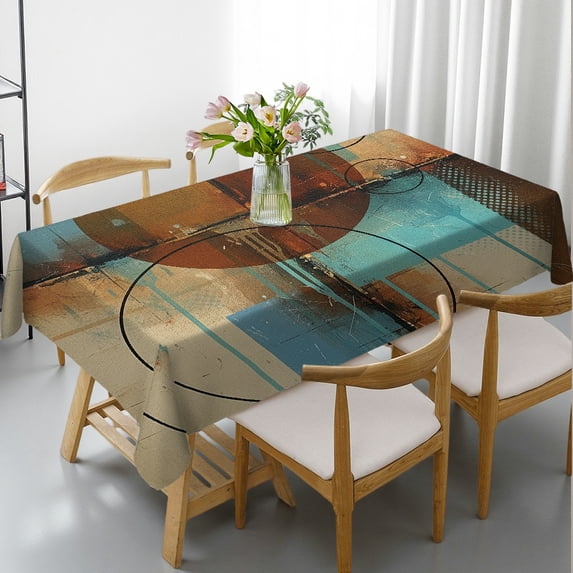 Abstract Modern Geometry Tablecloths rectangle , Holiday Party ...