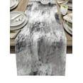 Abstract Modern Polypropylene Vintage Texture Black And White Table