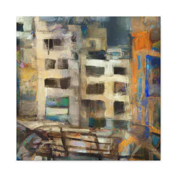 Abstract Modernist Baroque - Canvas