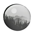thumbnail image 1 of Abstract Moon Heavy Duty Spare Tire Cover Camp with Mountain Wheel Tire Cover Waterproof Sun Protection for Trailer SUV Truck Camper Travel Trailer Accessories 13 Inch, 1 of 8
