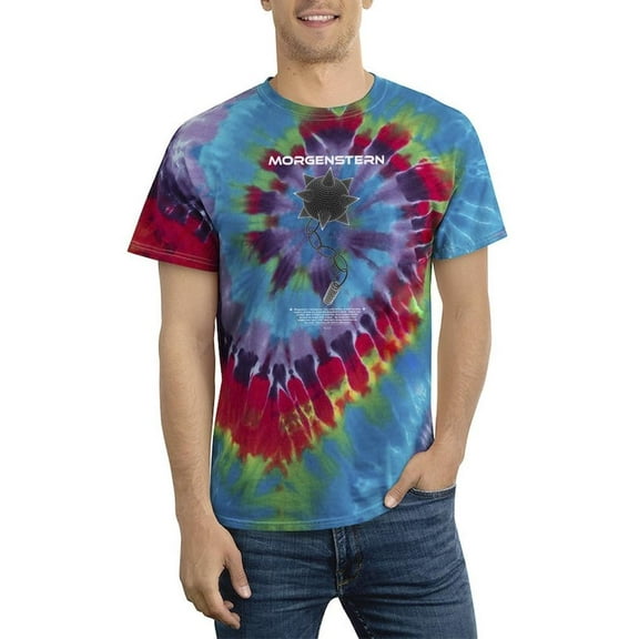 Abstract Morgenstern Weapon  Tie Dye Spiral Men -Image by Shutterstock, Male Medium