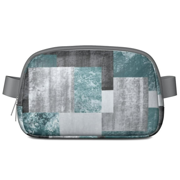 Abstract Mosaic Waist Pack – Waterproof Fanny Pack with Modern Artistic Composition, Unique Statement Piece for Art Lovers