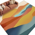 thumbnail image 1 of Abstract Mountain Area Rug 6x9 Washable Rug Non Slip Boho Modern Minimalist Landscape Large Area Rug Soft Stainresistant Indoor Floor Carpet for Living Room Bedroom Home Office Dining Room Nursery, 1 of 9