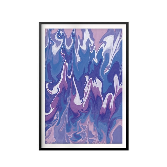 Abstract Mountains 5 x 7 UNFRAMED Print Abstract Wall Art