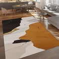 thumbnail image 1 of Abstract Mountains Line Art Area Rugs, Vintage White Brown Black Easy Clean Rug, Soft Non-Skid Carpet Throw Rug For Kids Teen Girls Boys Bedroom Living Room Classroom Office 5 x 6ft, 1 of 6