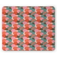 thumbnail image 1 of Abstract Mouse Pad, Geometric Coral Tone Circles with Traditional Japanese Style Effects and Stripes, Rectangle Non-Slip Rubber Mousepad, Multicolor, by Ambesonne, 1 of 2