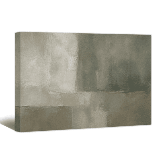Abstract Mural Canvas Wall Art Gradient Taupe Cream Textured Picture Print, Neutral Minimalist Artwork Modern Paintings for Living Room Bedroom Home Office Decor