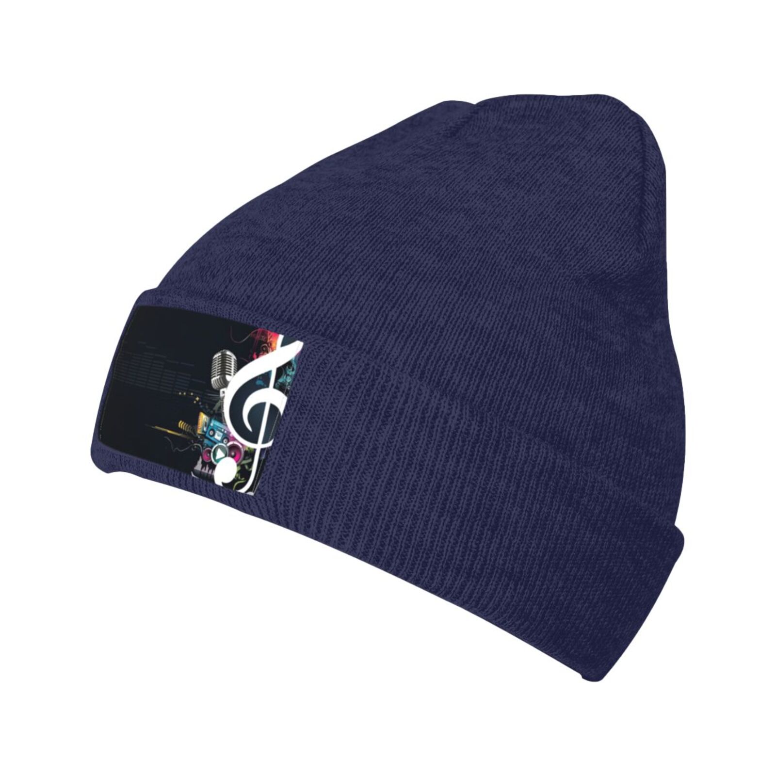 Abstract Music Winter Knit Hat Knitted Caps Unisex Comfortable Knit