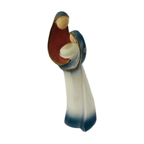 Abstract Nativity Scene Figurines Catholic Holy Family Statue Collectible Ornament for Tabletop or Mantels Display Gift