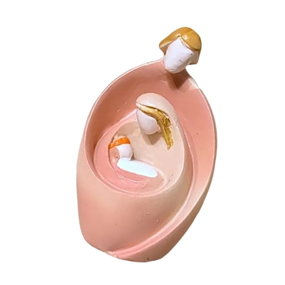 Abstract Nativity Scene Holy Family Collectible Figurines Handpainted Resins Catholic Ornament Religious Decors Gift