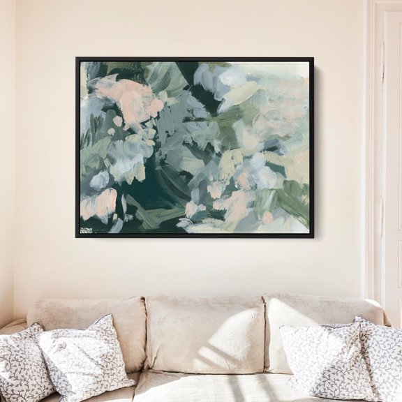 Abstract Nature Decor "Among The Vines" Art Or Art, Unframed Paper Print