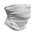 thumbnail image 1 of Abstract Neck Gaiter, Geometric Square Shape, Unisex, Black White, by Ambesonne, 1 of 3