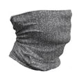 thumbnail image 1 of Abstract Neck Gaiter, Geometric Triangles Spots, Unisex, Grey White, by Ambesonne, 1 of 3