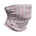thumbnail image 1 of Abstract Neck Gaiter, Rhombus Style Petals, Unisex, Vermilion and Blue, by Ambesonne, 1 of 1