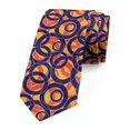 thumbnail image 1 of Abstract Necktie, Big Small Ring Shapes, Dress Tie, 3.7", Multicolor, by Ambesonne, 1 of 3