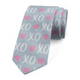 thumbnail image 1 of Abstract Necktie, Valentines Day Concept, Dress Tie, 3.7", Multicolor, by Ambesonne, 1 of 3