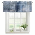 thumbnail image 1 of Bedliving Abstract Neutral Window Valance for Kitchen Bathroom Laundry Room, 54 x 18 Inch Rod Pocket Short Curtain, 1 Panel, 1 of 9