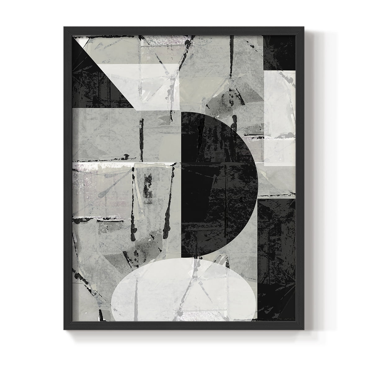 Abstract Neutrality I in Paper Solid Wood 11 x 14 Framed Print