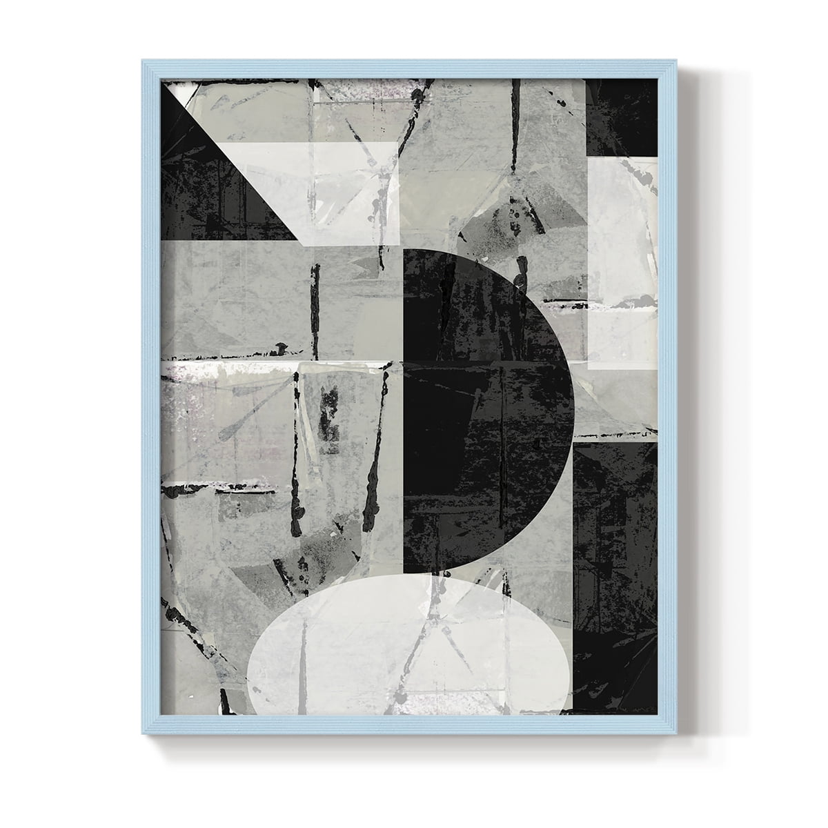Abstract Neutrality I in Paper Solid Wood 11 x 14 Framed Print