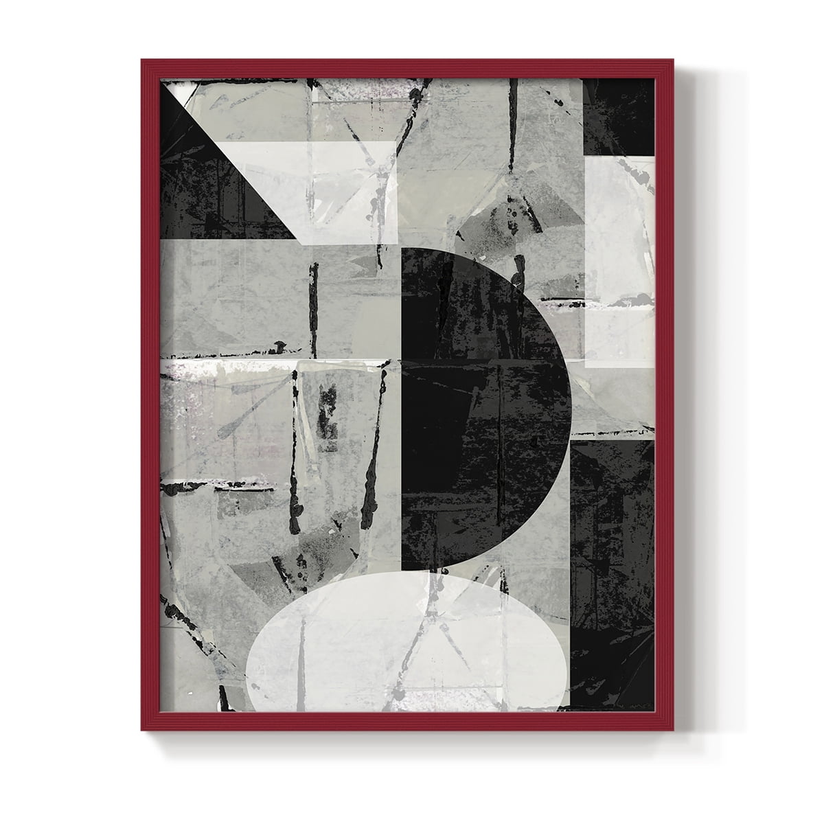Abstract Neutrality I in Paper Solid Wood 8 x 10 Framed Print
