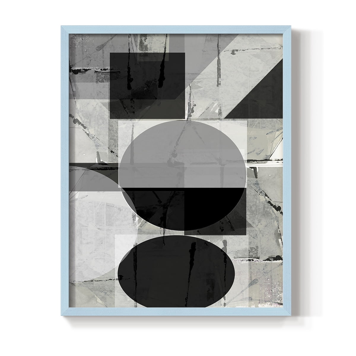 Abstract Neutrality II in Paper Solid Wood 11 x 14 Framed Print