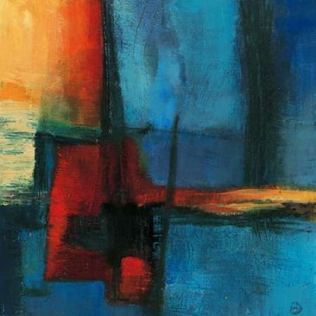 Abstract Night Canvas Art - Bea Danckaert (24 x 24)