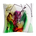 thumbnail image 1 of Abstract Number 03' Streaks Splash Splatter Paint By Masters Fine Art 16 X 16 Decorative Throw Pillow, 1 of 4