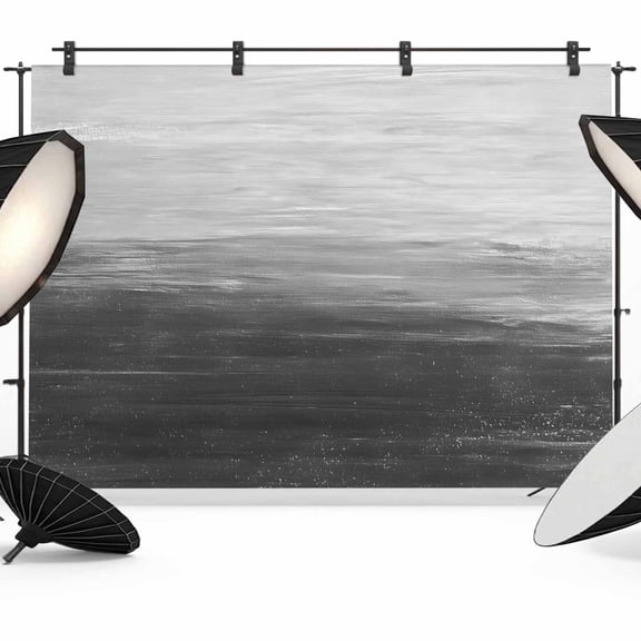 Abstract Ocean Photography Backdrop 7x5FT, Black Gradient Oil Painting Texture Photo Backdrops, Background for Photography Studio Photo Studio Background, Back Drop for Photoshoot