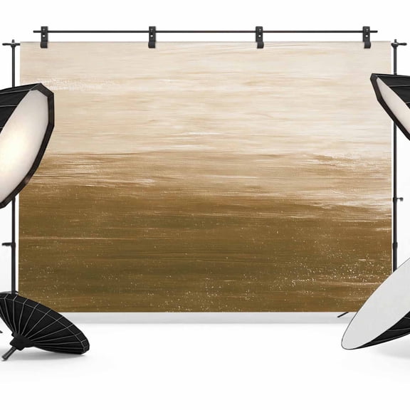 Abstract Ocean Photography Backdrop 7x5FT, Brown Gradient Oil Painting Texture Photo Backdrops, Background for Photography Studio Photo Studio Background, Back Drop for Photoshoot