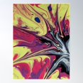 thumbnail image 1 of Abstract Octopus Painting, Pattern, Modern Art, Paint Swirl Poster Wall Art, Modern Wall Decor For Living Room Bedroom, 24x36 UNFRAMED, 1 of 3