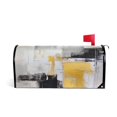 thumbnail image 1 of Abstract Oil Canvas Painting Mailbox Covers Magnetic Post Box Cover Wraps Standard Size 25.5"x21" Waterproof Home Garden Yard Outside Decor, 1 of 9