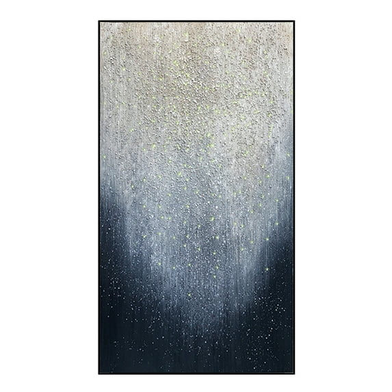 Abstract Oil Painting Handmade On Canvas Starry Sky Shining Modern Large Hand Painted Painting Wall Art For Living Room Bedroom Home Decoration