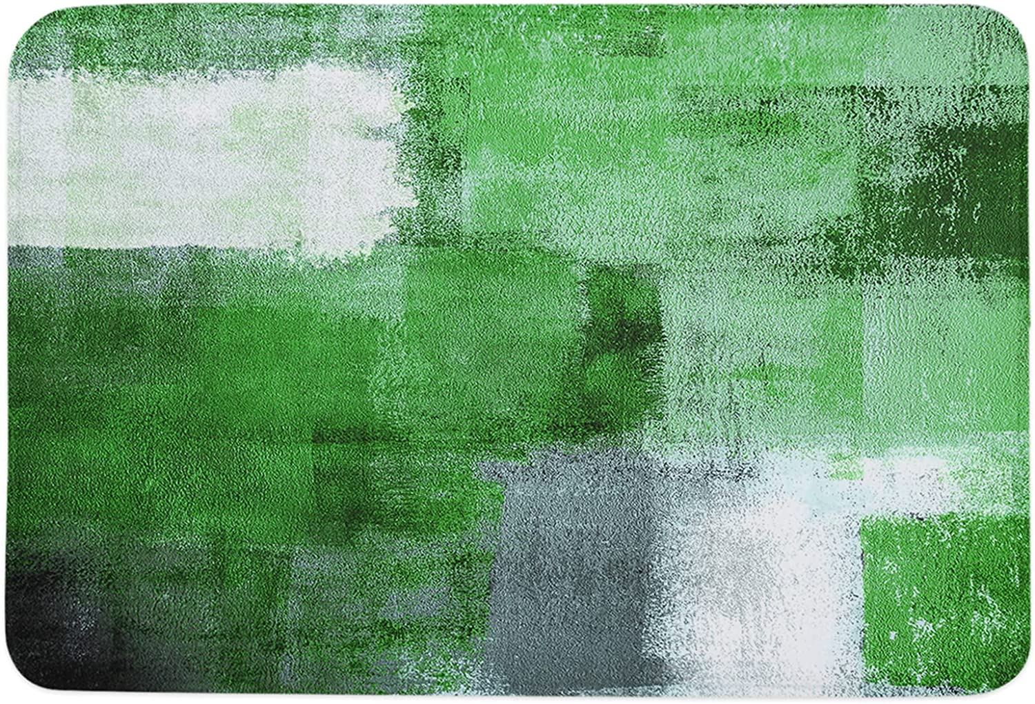 Abstract Oil Painting Indoor Door Mat Memory Foam Floor Mat, Absorbent