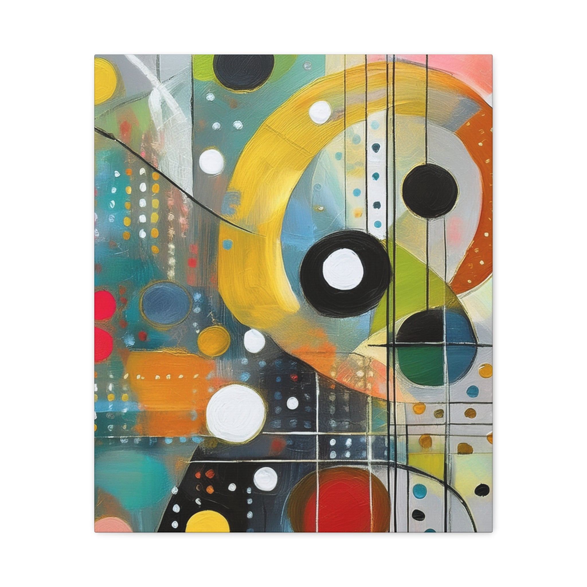 Wood Inner Frame Abstract Oil Painting Print Canvas 20x24,20x30,24x30 24x32,24x36,30x40 ...
