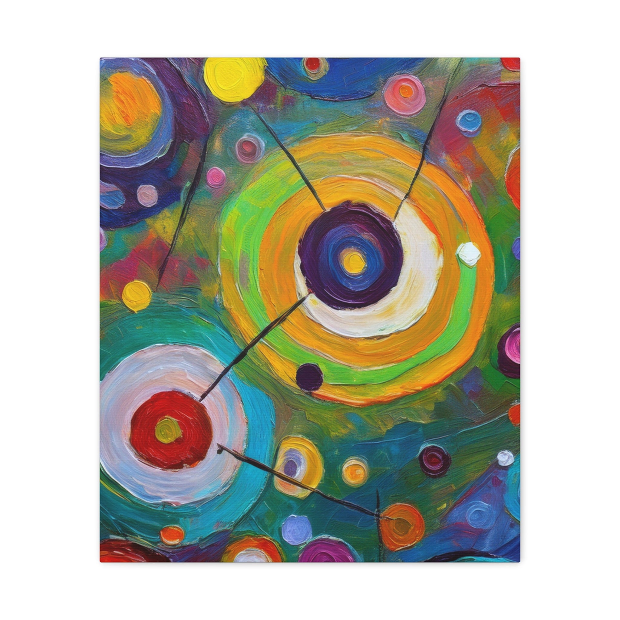 Wood Inner Frame Abstract Oil Painting Print Canvas 20x24,20x30,24x30 24x32,24x36,30x40 ...