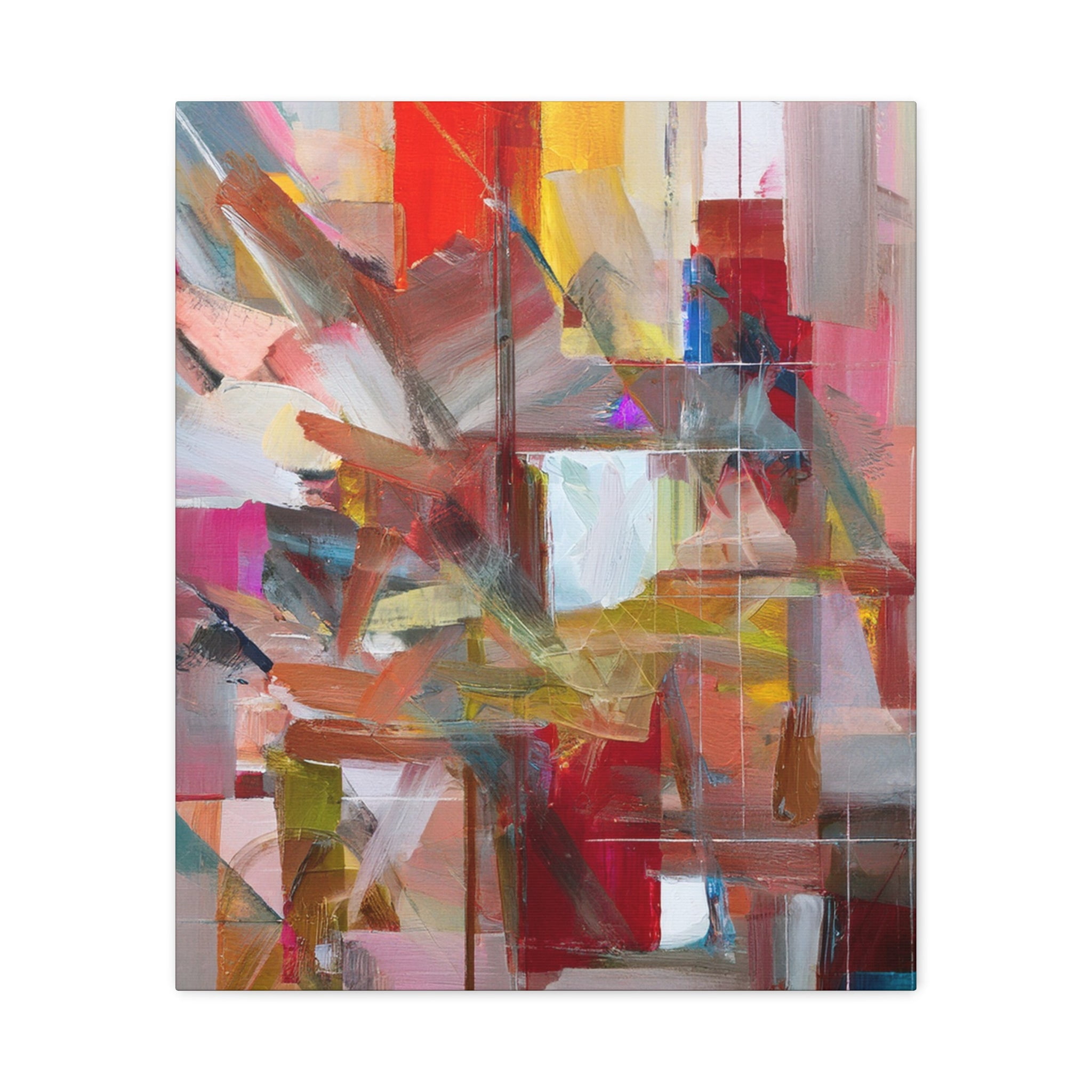 Wood Inner Frame Abstract Oil Painting Print Canvas 20x24,20x30,24x30 24x32,24x36,30x40 ...