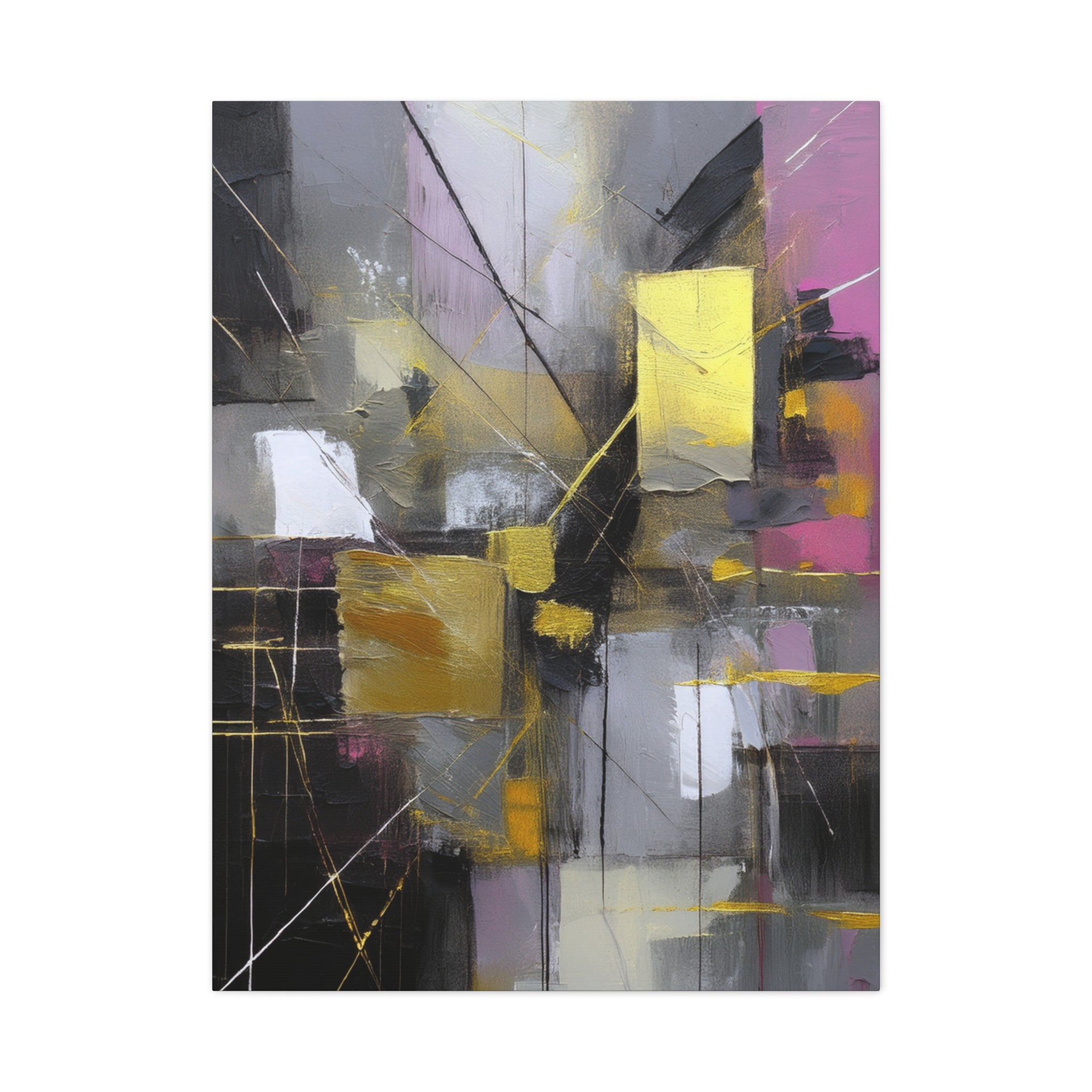 Wood Inner Frame Abstract Oil Painting Print Canvas 20x24,20x30,24x30 24x32,24x36,30x40 ...