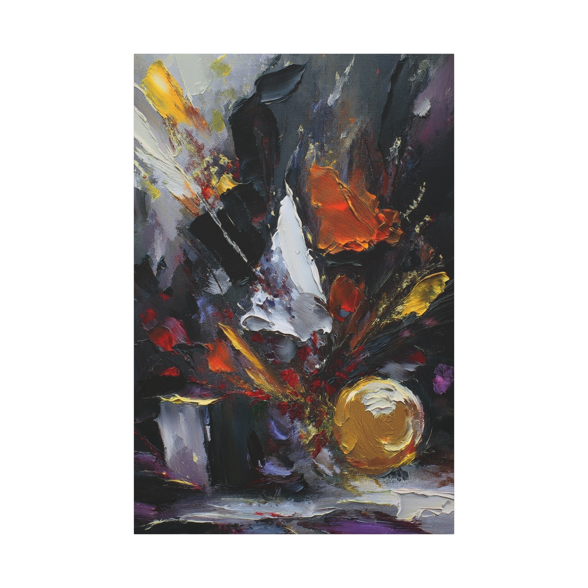 Wood Inner Frame Abstract Oil Painting Print Canvas 20x24,20x30,24x30 24x32,24x36,30x40 ...