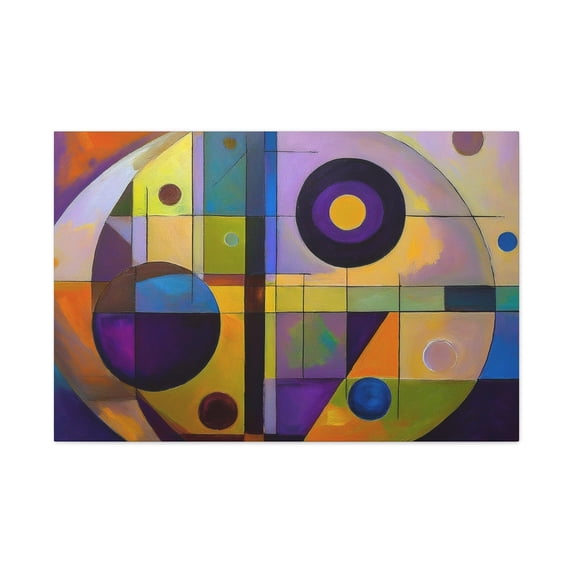 Abstract Pattern Canvas Abstract Oil Painting Print Canvas 24x16 30x20 36x24 48x32 60x40 Bright ...